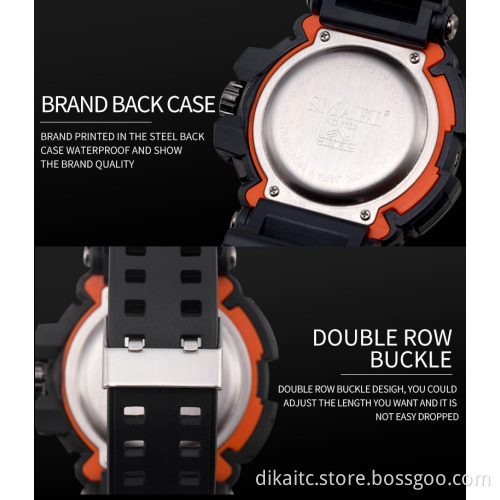 SMAEL Top Brand Luxury Sport Watch Men Digital